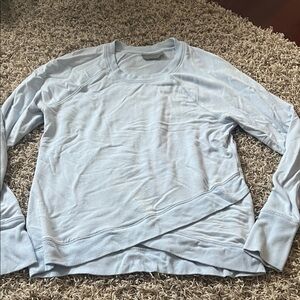 Light blue Athleta sweater top